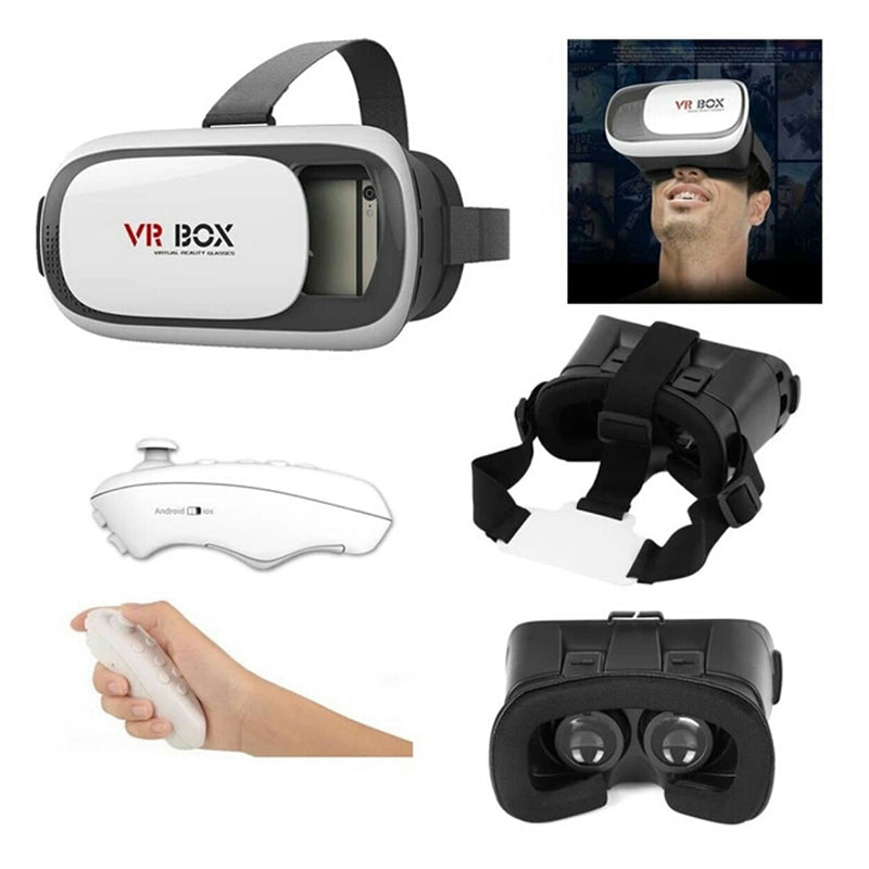 Gafas Virtuales 3D con Control Bluetooth Juegos 