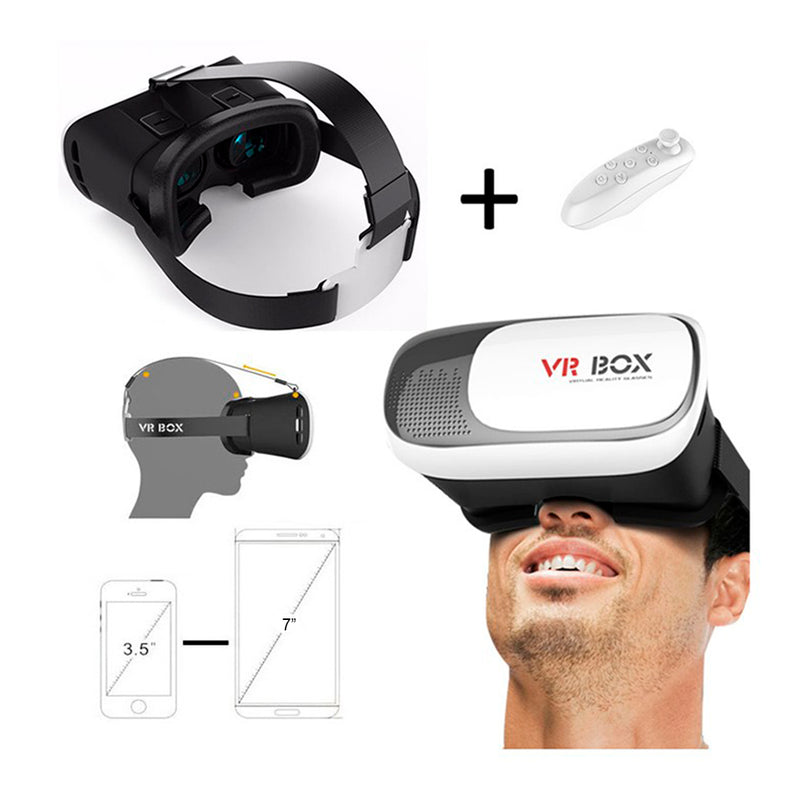 Gafas Virtuales 3D con Control Bluetooth Juegos 